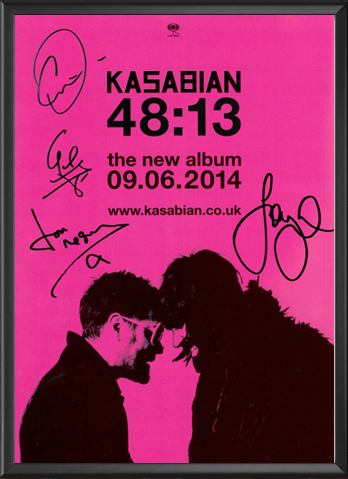 Kasabian - 48.13 Signed Music Print